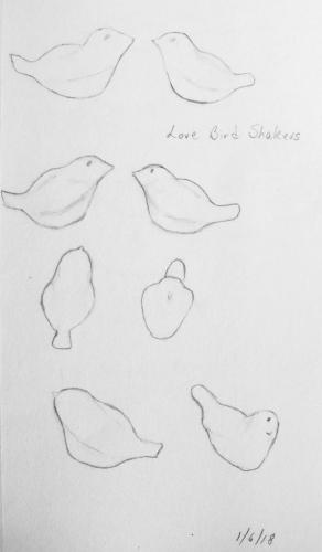 101-Lovebird Sketches