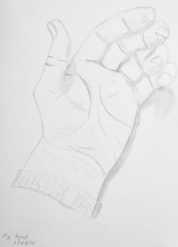 211-My Left Hand Sketch